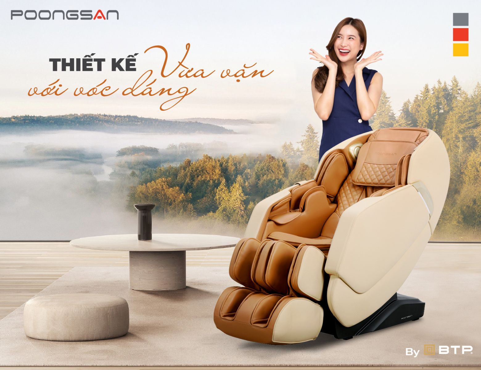 Chọn dáng ghế vừa vặn với cơ thể người thân trong gia đình đảm bảo chăm sóc sức khỏe cho cả nhà